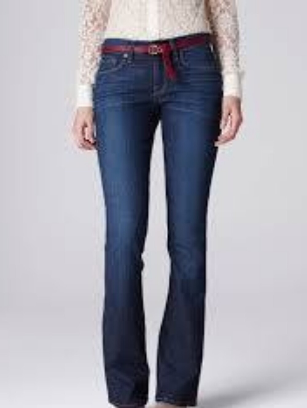 Lucky Brand Sofia boot dark wash jeans size 8 Long